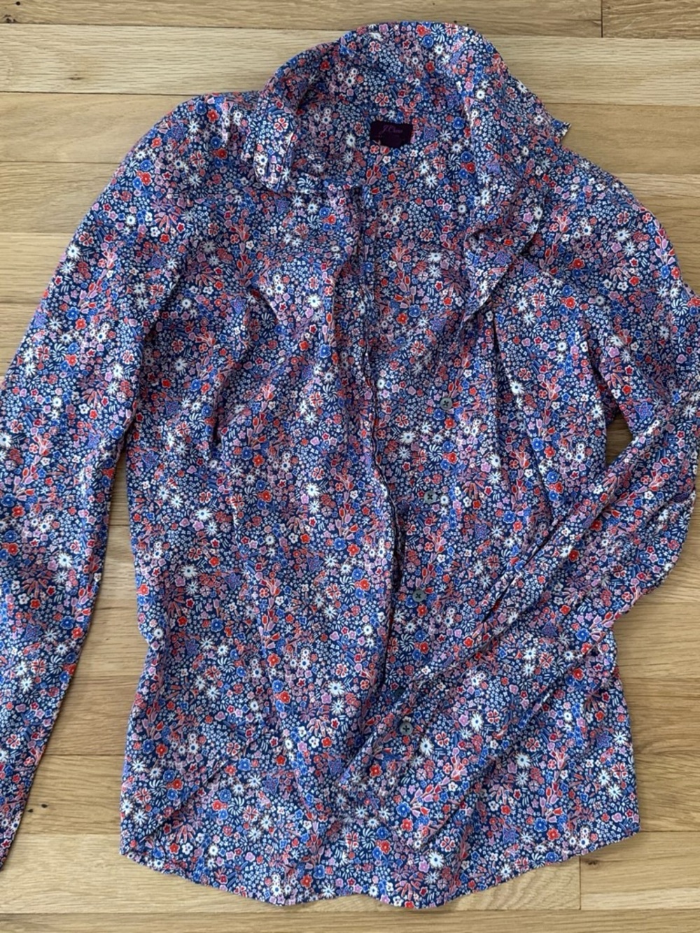 J.Crew Women’s Floral Button-Up Shirt